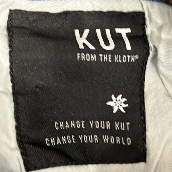 Kut From The Kloth Chloe Boyfriend Rolled Cuff Denim Shorts - Size 4 - Picture 6 of 7